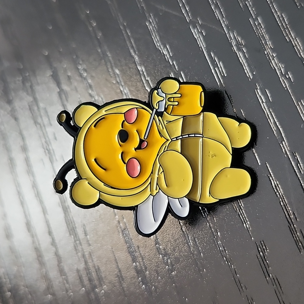Disney's Winnie The Pooh as a Bumble Bee Character Inspired Enamel Pin